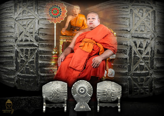 Archan Tao Wat Suwan Chedi BE2568 Pure Silver Drum