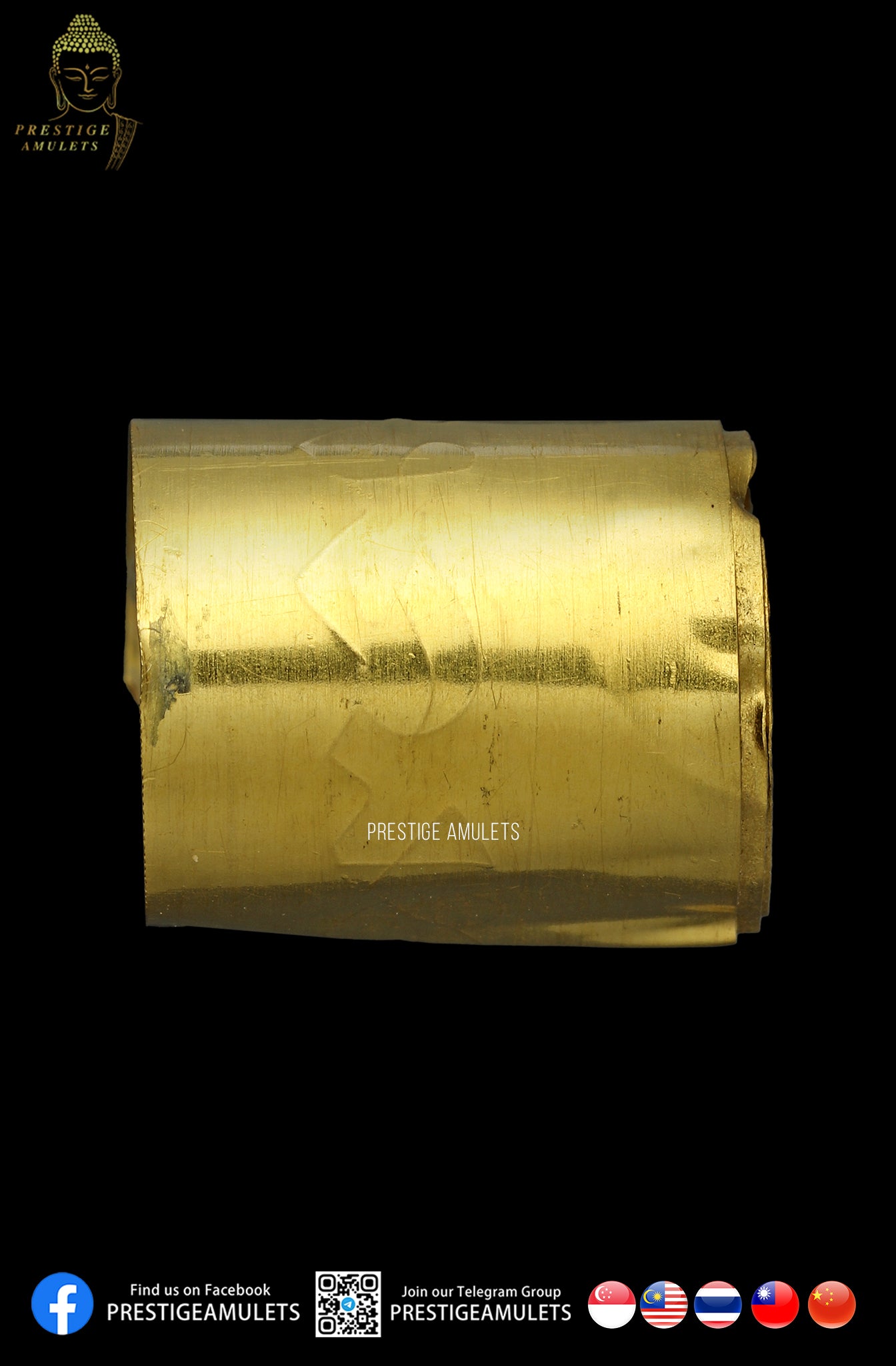 LP Tim Wat Phra Khao BE 2551 Pure Gold Tarkut loop om Roon Metta Khakhai