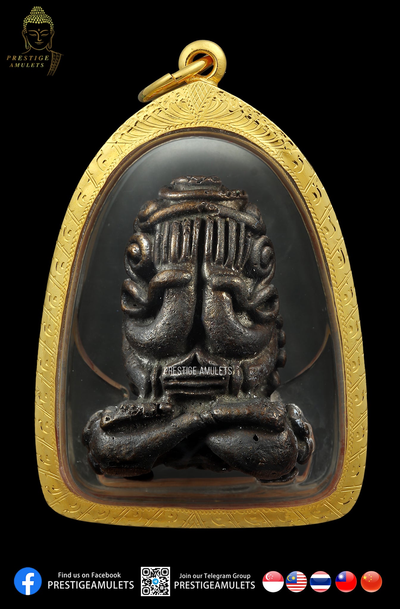 PT Phrom Wat Phalanuphap BE2553 1st Batch Pidta Yant Yung Nur Nawa