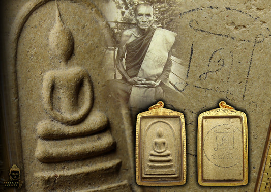 LP Kuay Wat Kositaram BE 2521 Somdej Lang Yant Duang Kiaw Phra Sivali