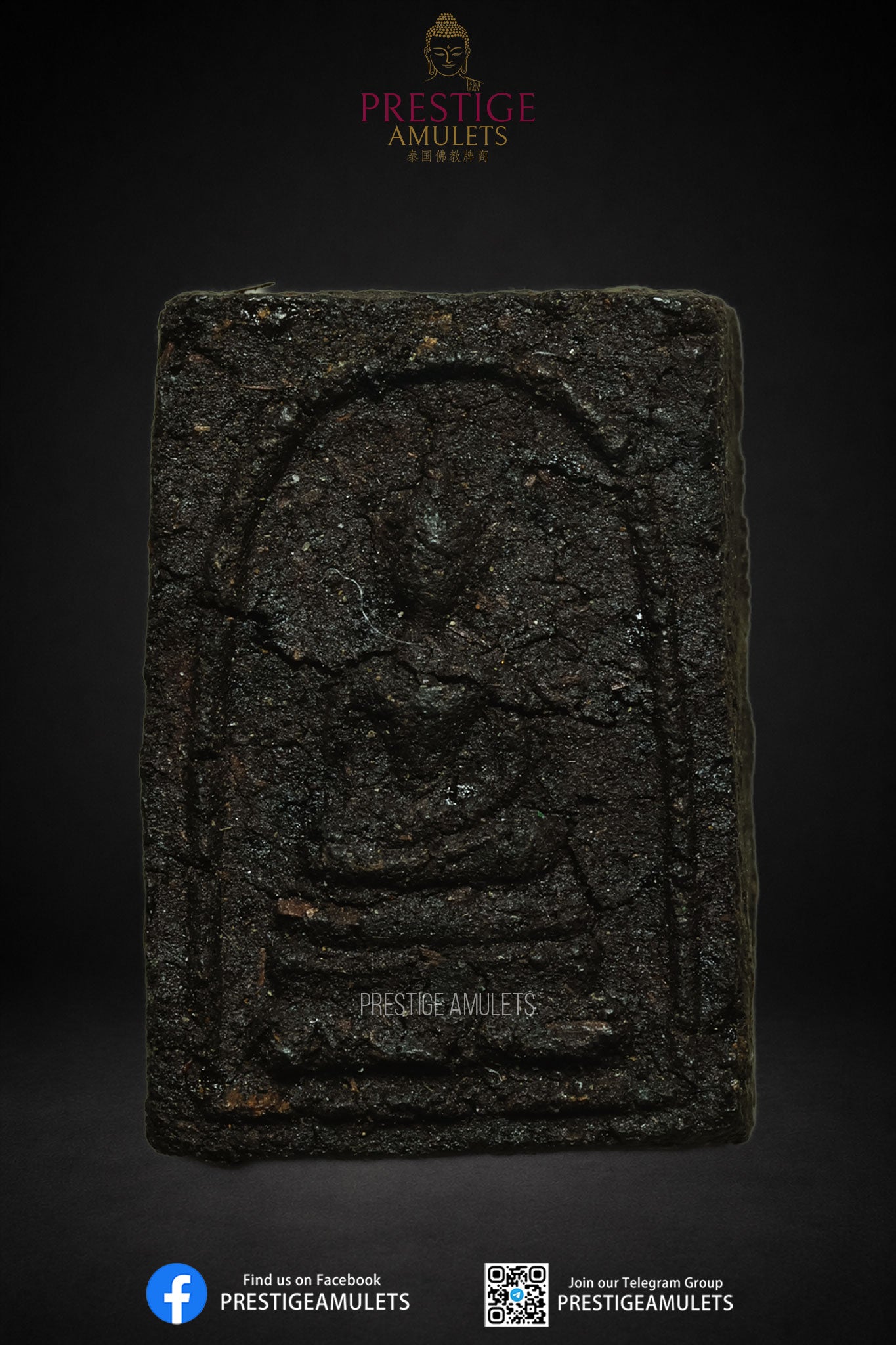 LP Pherm Wat Klang Bang Kaew BE2524 Somdej Khenan Nur Jinda Manee
