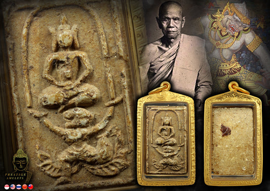 LP Cheang Wat BangPhang BE2493 Somdej Khi Hanuman Block Niyom