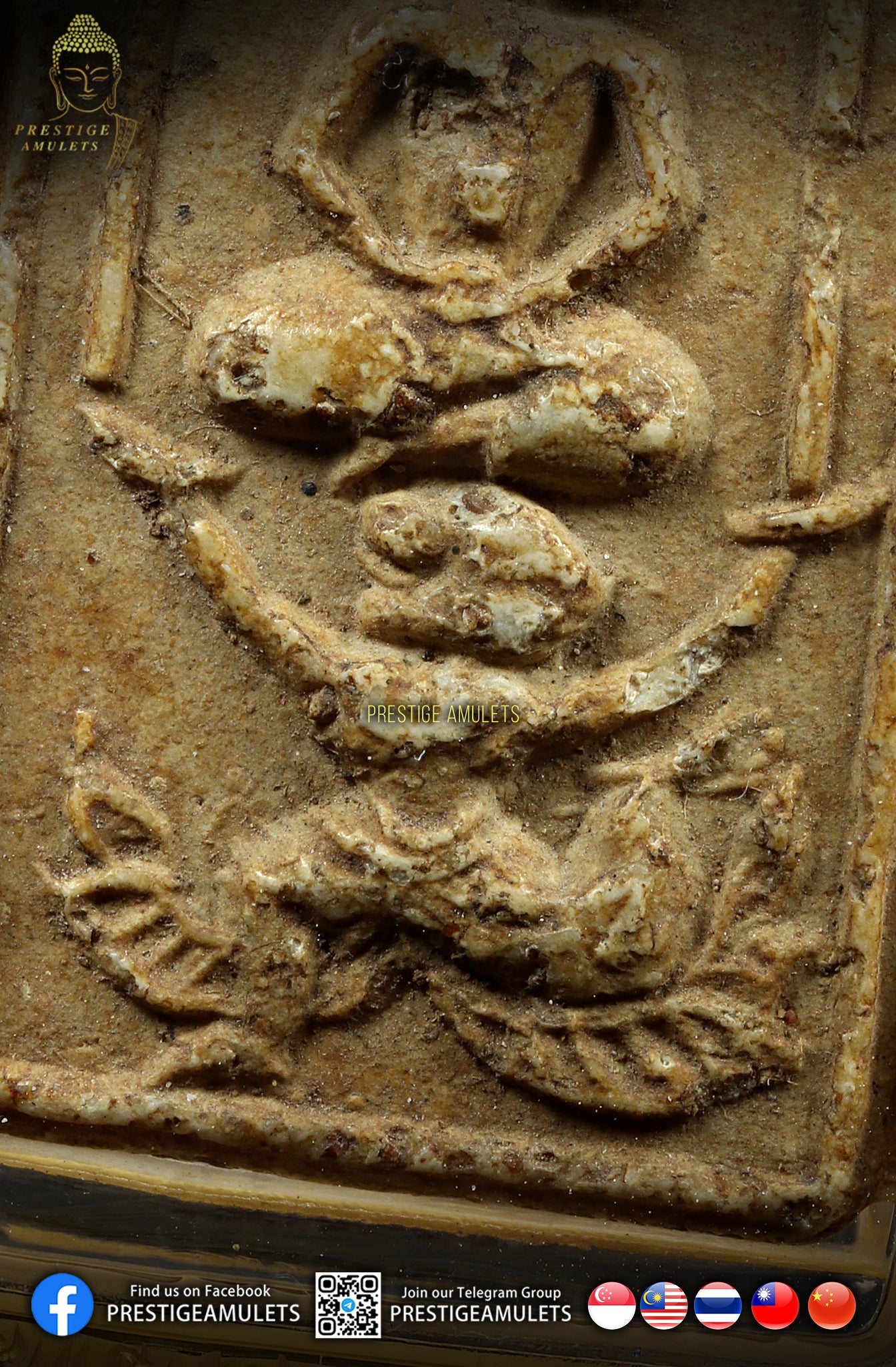 LP Cheang Wat BangPhang BE2493 Somdej Khi Hanuman Block Niyom
