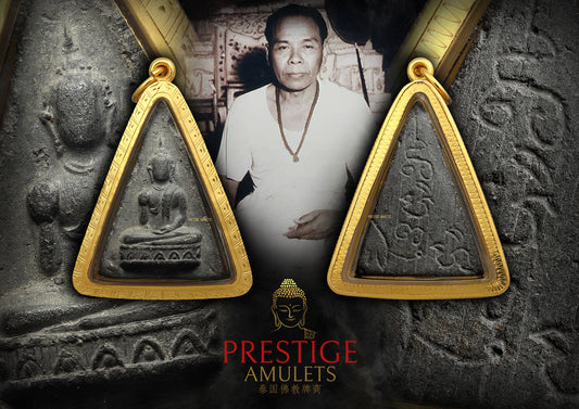 Archan Chum Chaikiri BE2497 Rare Phra Phutta Kwak w Hand yant