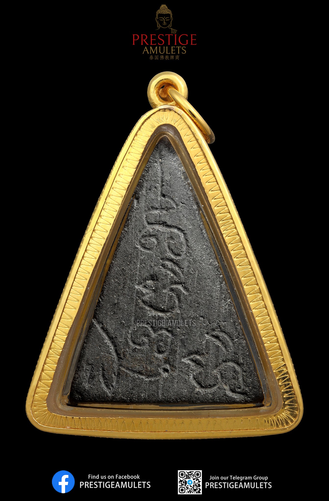 Archan Chum Chaikiri BE2497 Rare Phra Phutta Kwak w Hand yant