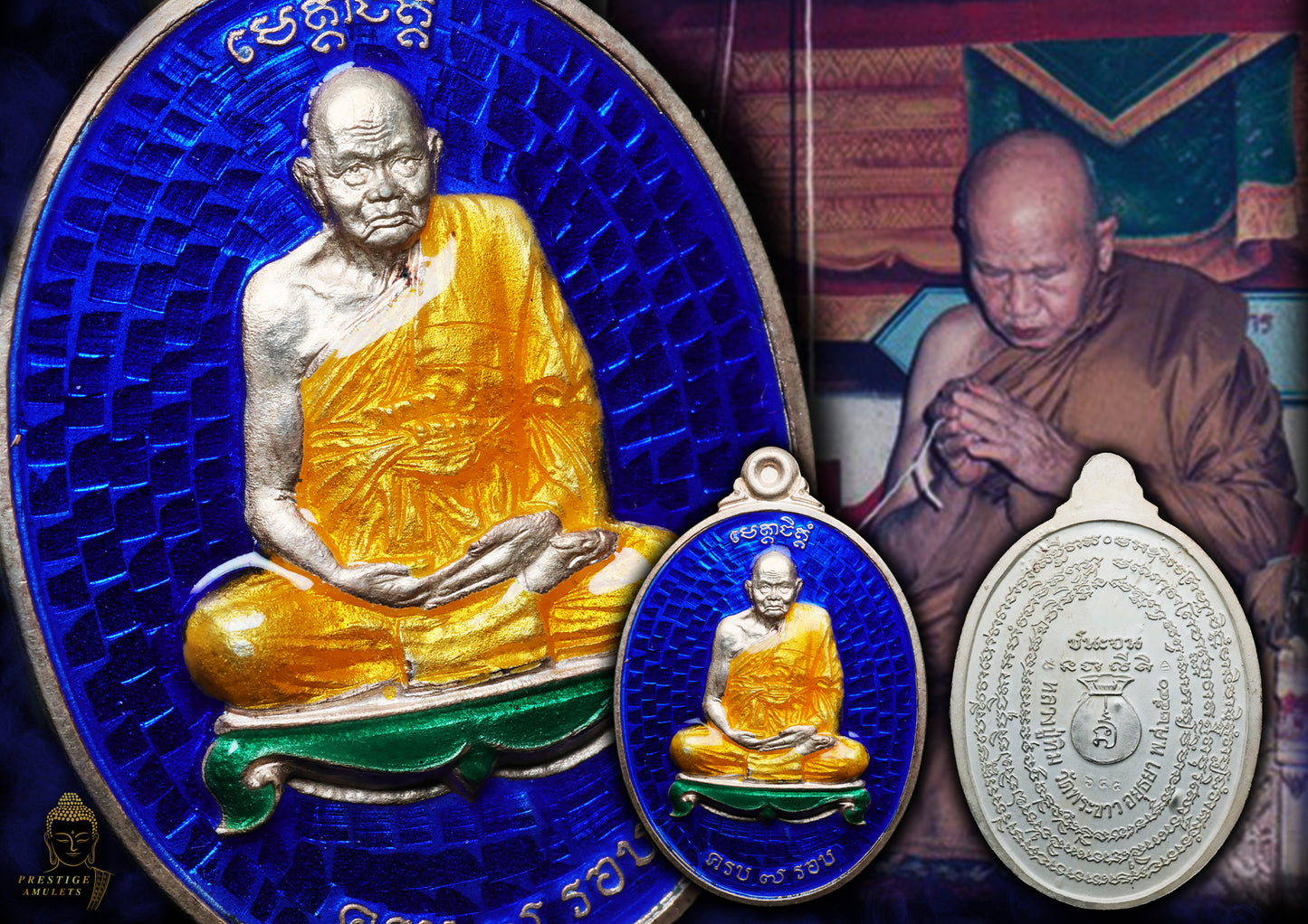 Rian Chennajon Silver Longya Blue - LP Tim Wat Phra Khao BE2540