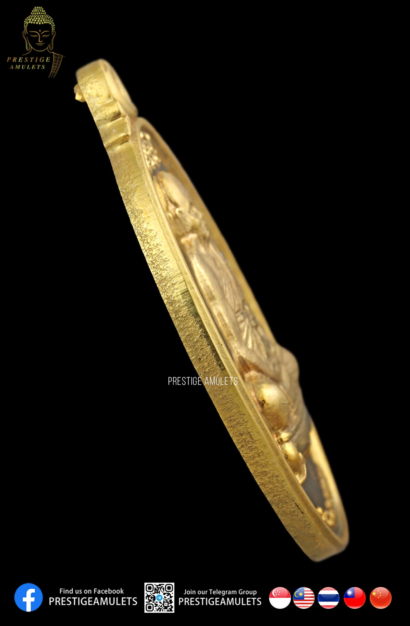 LP Tim Wat Phra Khao BE2540 Rian Chennajon Gold Plated Committee version)