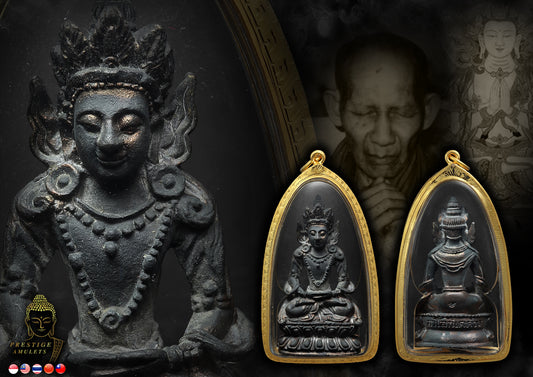 LP Kasem (Wat Hua Lamphong) BE2537 Phra Khring Avalokiteśvara Nur Nawa