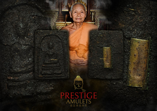 LP Pherm Wat Klang Bang Kaew BE2524 Somdej Khenan Nur Jinda Manee