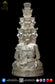 LP Thongdum Wat Tham Tapian Thong BE 2560 9-faced Lersi Pure Silver