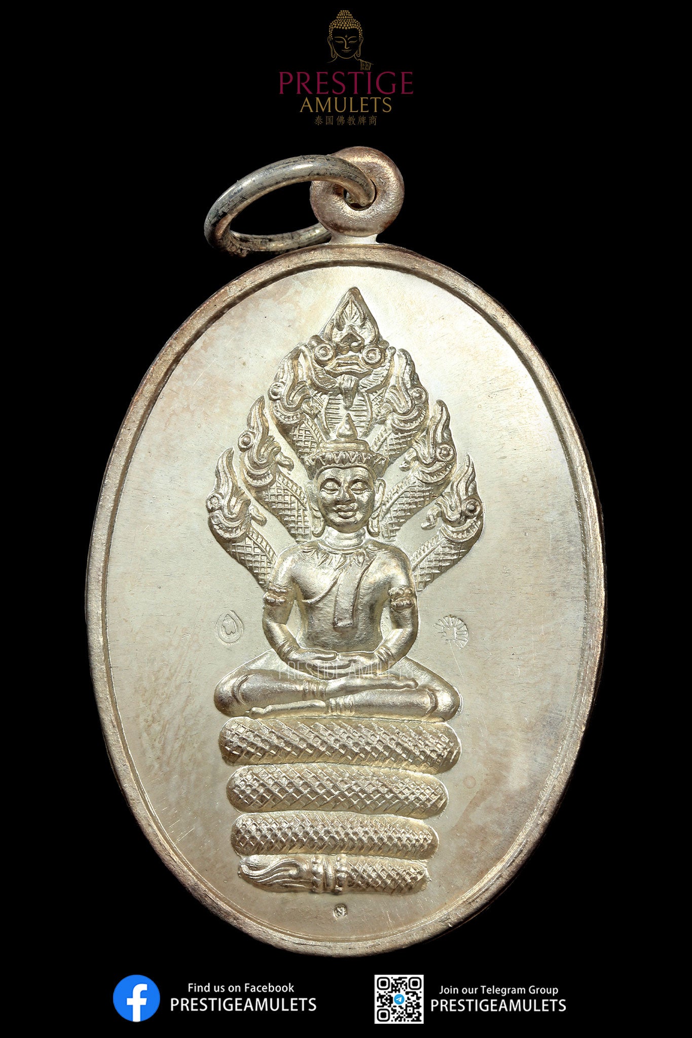 LP Tim Wat Phra Khao BE 2543 Rian Naprok Roon Srong Nam Pure Silver