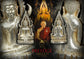 LP Pae Wat Phikhunthong BE2535 Roy Be Chinnarat Pure Silver