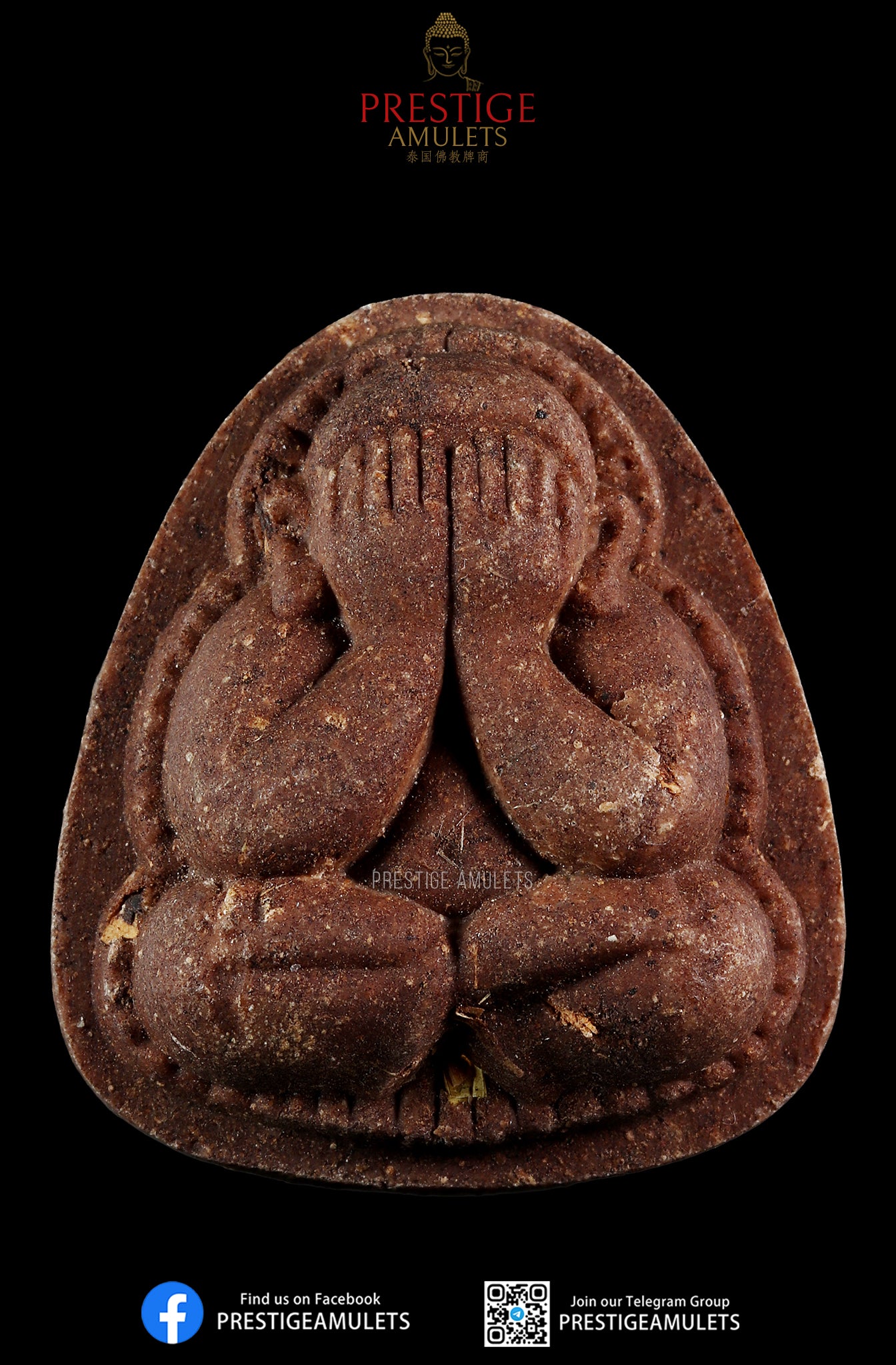 (Rare!)LP Tim Wat Phra Khao BE2547 Pidta Pumpui with Hand Yant