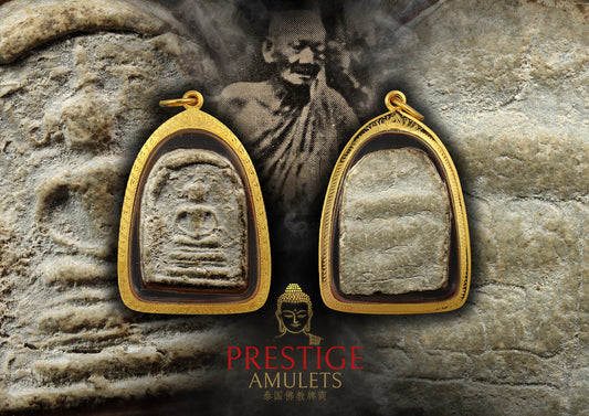 LP Thong Wat Rajayotha BE2451 Somdej Phraya Suren Pim Som Khor