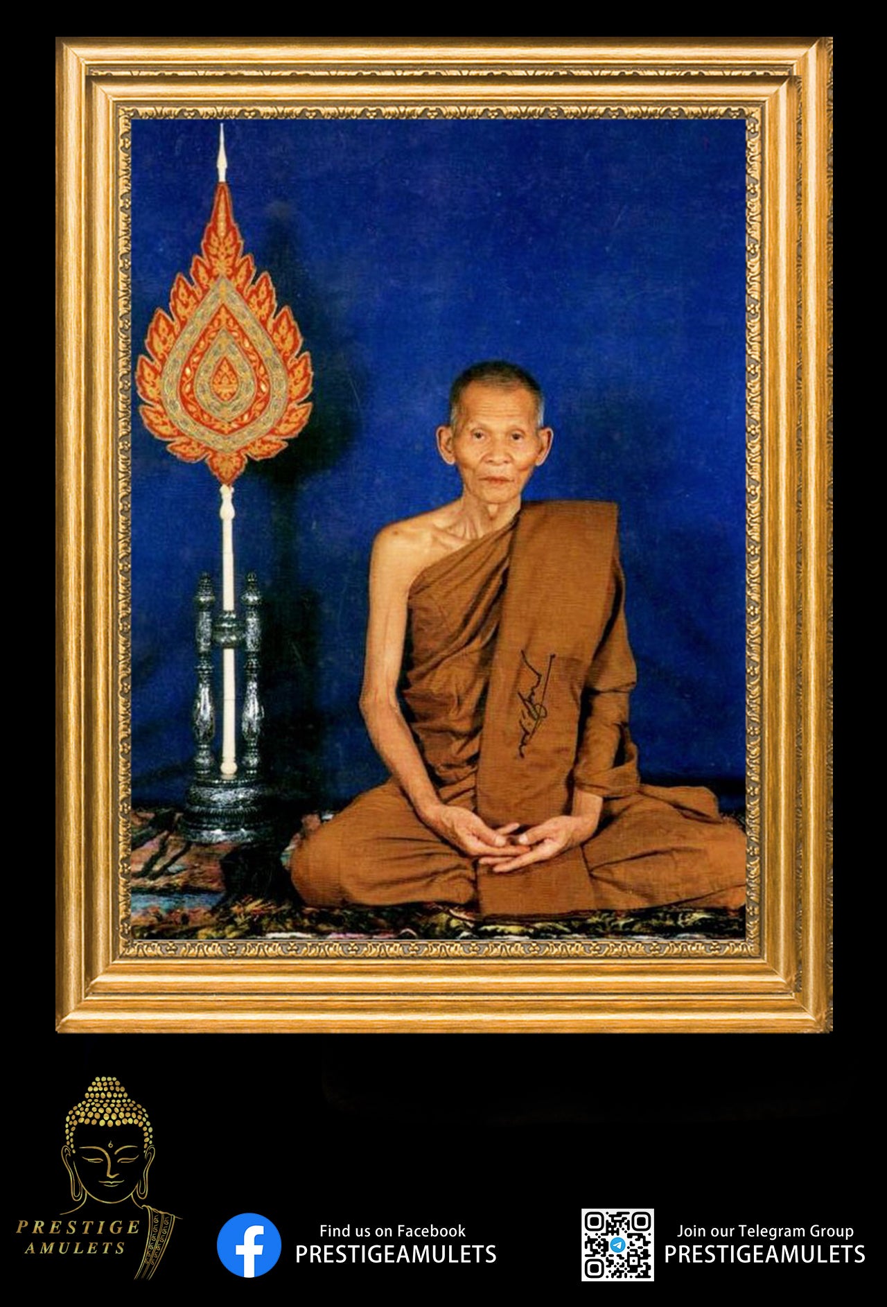 Luang Pu Khamphan Wat Thamahachai - BE 2536 Phra Khring